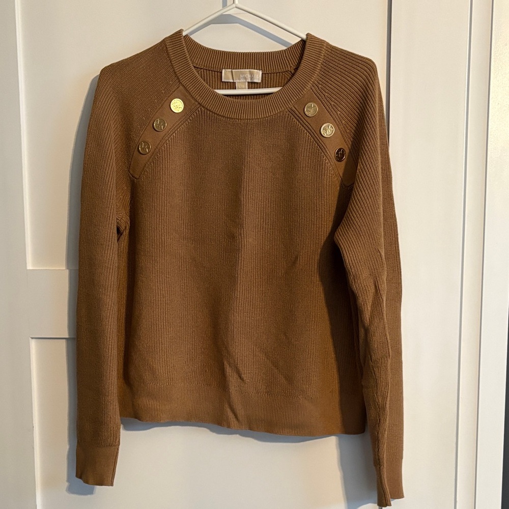 Michael Kors Tan Knit Sweater